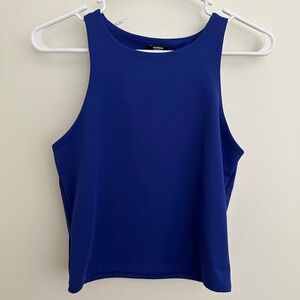 Express Body Contour Compression Tank Royal Blue Medium